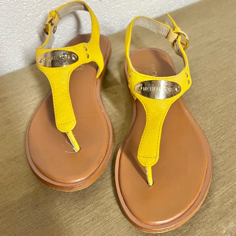 MICHAEL Michael Kors Yellow Thong Sandals